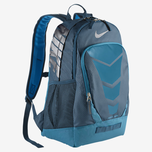 nike max air vapor backpack metallic grey