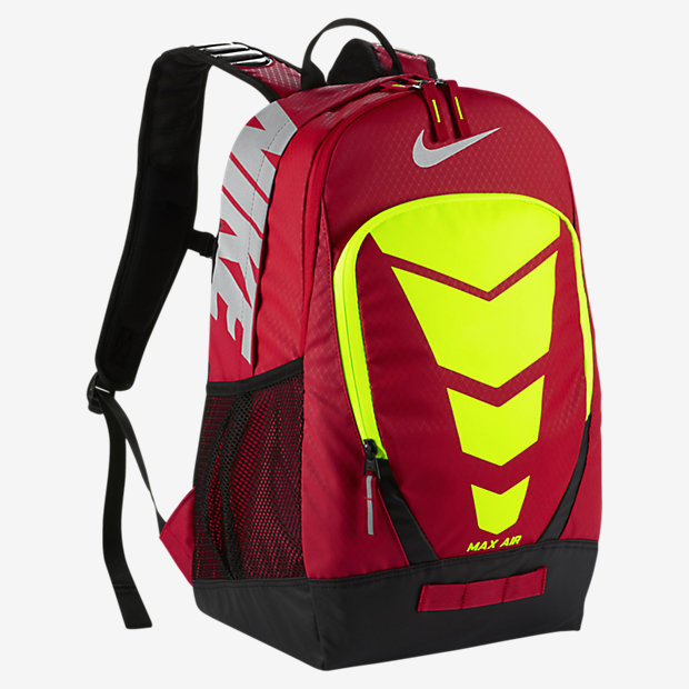 nike max air vapor backpack black and red