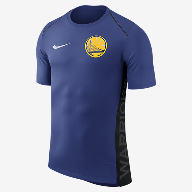 Мужская футболка НБА с коротким рукавом Golden State Warriors Nike Dry Hyper Elite