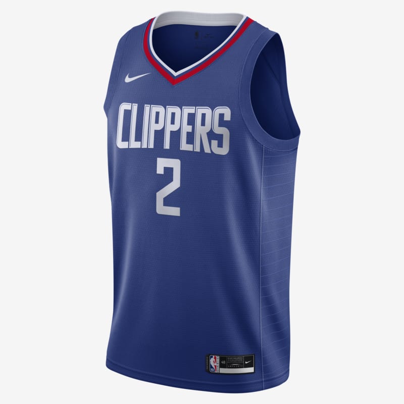 Camisola NBA da Nike Swingman Kawhi Leonard Clippers Icon Edition 2020 - Azul