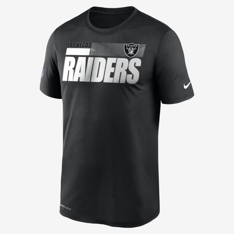 T-shirt Nike Legend Sideline (NFL Raiders) para homem - Preto