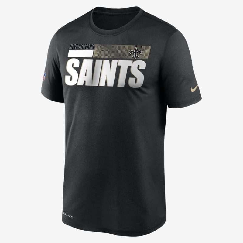 T-shirt Nike Legend Sideline (NFL Saints) para homem - Preto