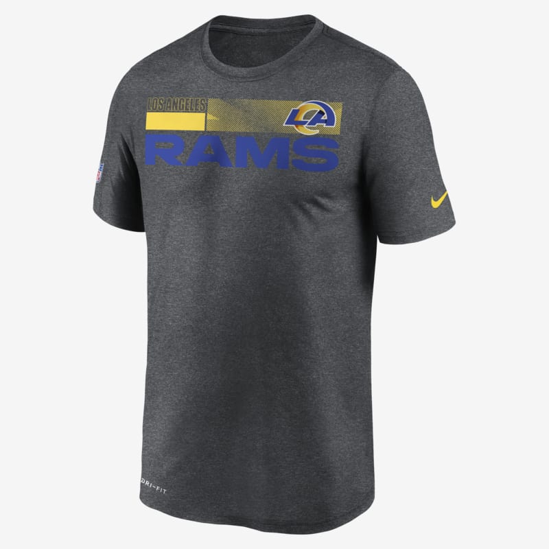 T-shirt Nike Legend Sideline (NFL Rams) para homem - Cinzento