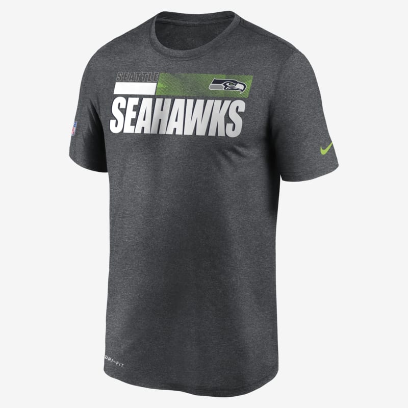 T-shirt Nike Legend Sideline (NFL Seahawks) para homem - Cinzento