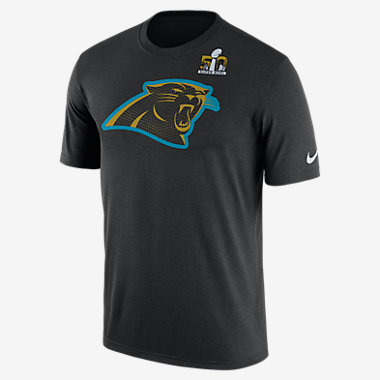 SB50 Nike Bound Team Legend (NFL Panthers) Men's T-Shirt
