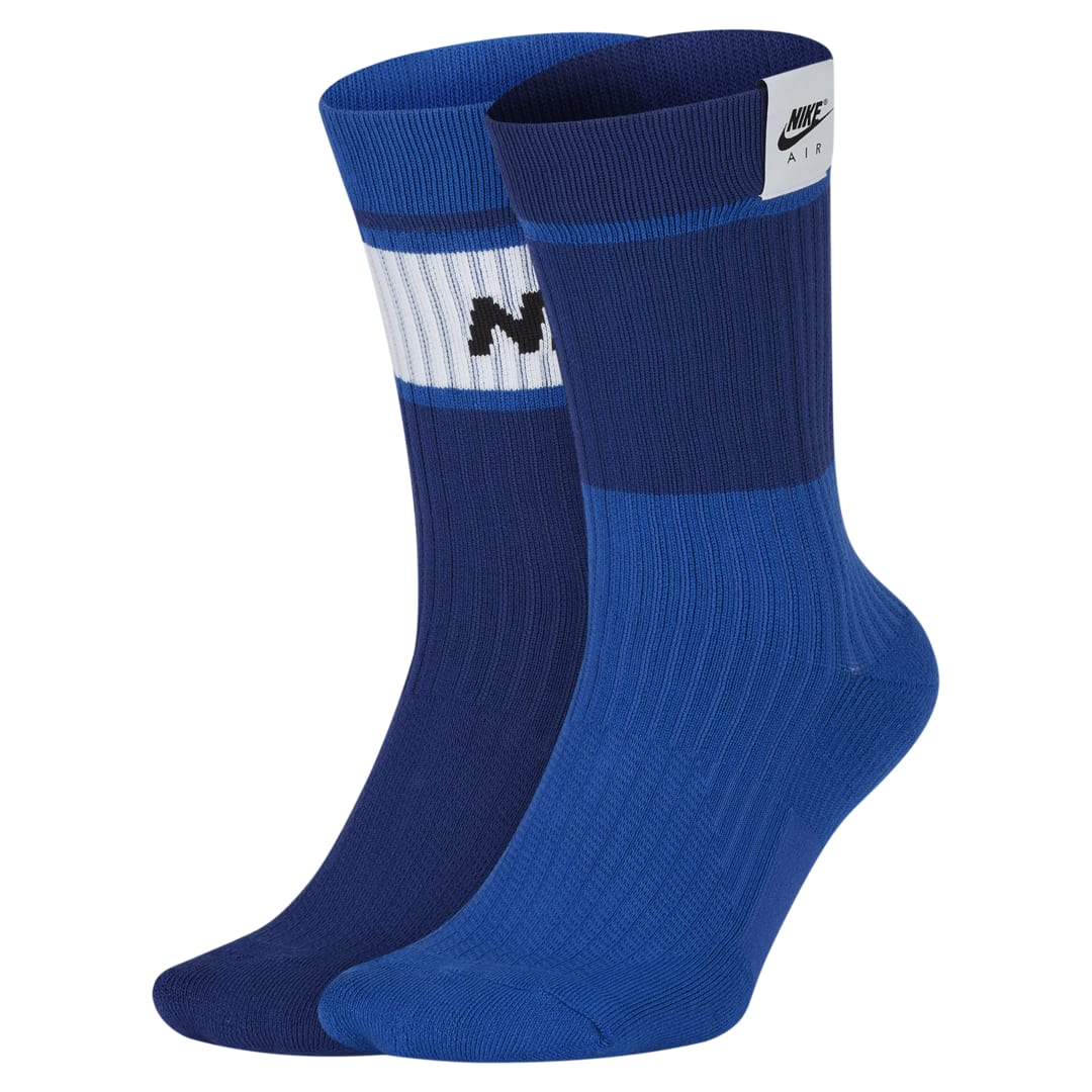 Nike Air Snkr Sox Crew Socks (2 Pairs) In Multi-color