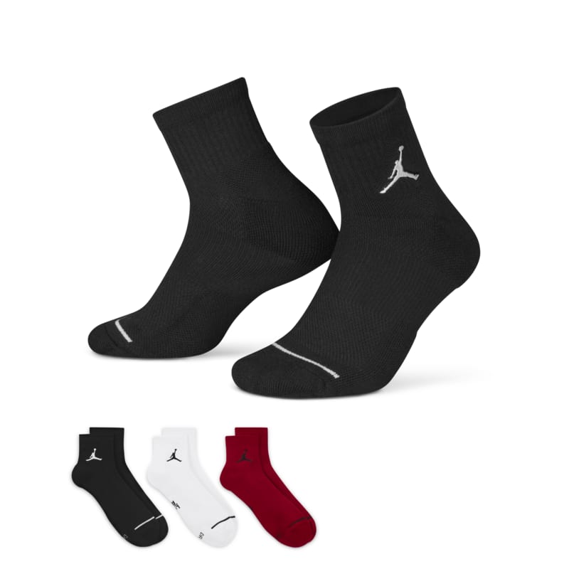 Jordan Everyday Max Ankles Socks (3 Pairs) - Multi-Colour