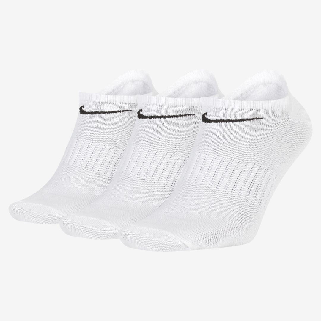 Nike Everyday Lightweight Training No-show Socks In White,black