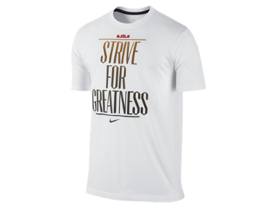 strive for greatness lebron shirt