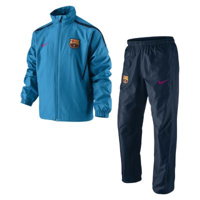  Nike on Nike Fc Barcelona Woven Boys    Football Warm Up