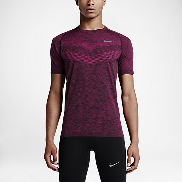 Nike Dri-FIT Knit Short-Sleeve Men's Running S