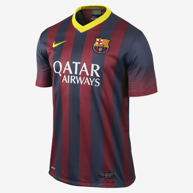 2013/14 FC Barcelona Stadium Men's Football Shirt