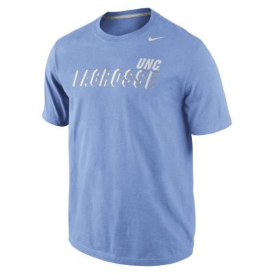 Nike College Lacrosse Vintage 1.3 (UNC) Mens T Shirt   Light Blue