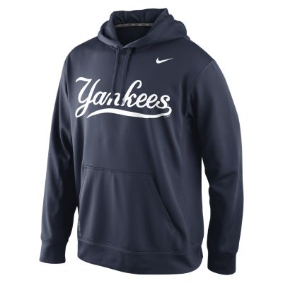 Nike Performance Pullover 1.4 (MLB Yankees) Mens Training Hoodie   Navy