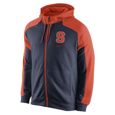 Nike GT Performance Full Zip (Syracuse) Mens Basketball Hoodie   Midnight Navy