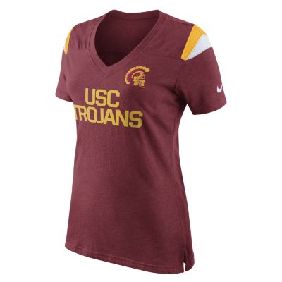 Nike College Fan (USC) Womens Top   Maroon