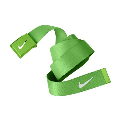 Nike Tech Essentials Web Golf Belt   Apple Green