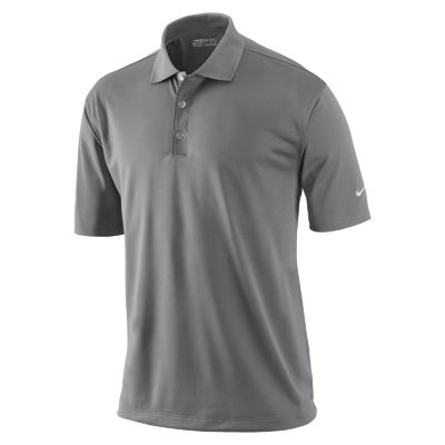  Nike Dri FIT UV Tech Solid Mens Golf Polo Shirt