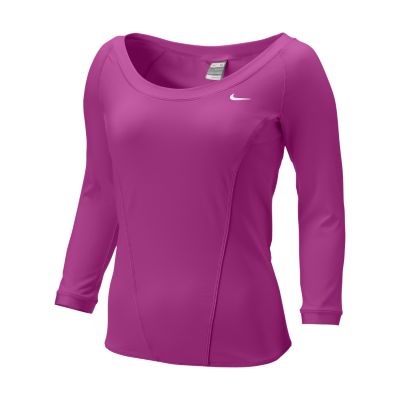 Nike Nike Tie Breaker 3/4 Sleeve Womens Tennis Top  