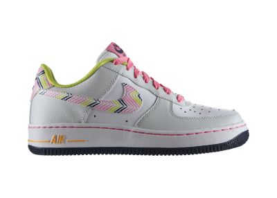 Nike Air Force 1 06 (3.5y 7y) Girls Shoes   Light Base Grey