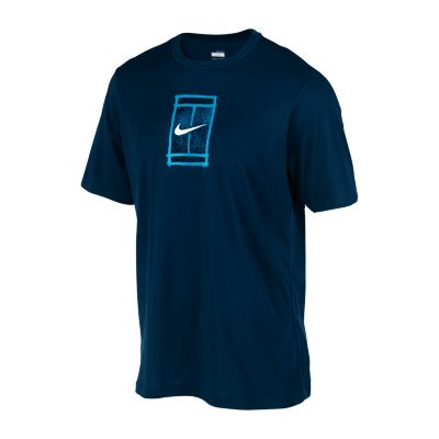 Nike Nike Dri FIT Court Logo Mens Tennis T Shirt  