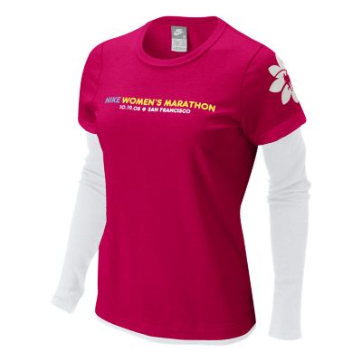 Nike Nike Womens Marathon Thermal Double Long Sleeve T Shirt Reviews 