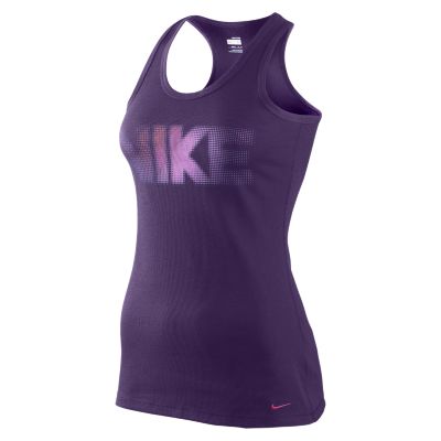  Nike Dri FIT Graphic Womens Rib Tank Top