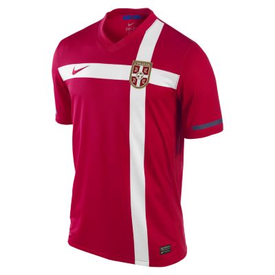 Nike Serbia Official Home Mens Soccer Jersey  