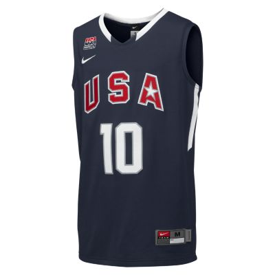  Nike Twill (USA) Boys Basketball Jersey