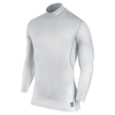 Nike Pro Combat Hyperwarm Fitted Knurling 1.2 Mock Mens Shirt