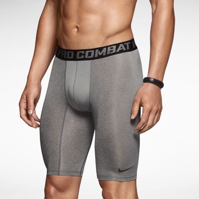 Nike Pro Combat Core Compression 2.0 9 Mens Training Shorts   Carbon Heather