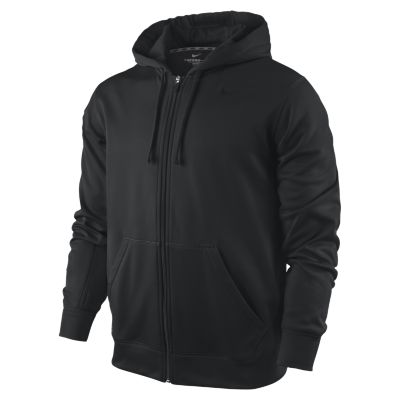 Nike KO Full Zip Mens Training Hoodie   Black