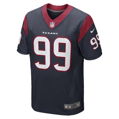 NFL Houston Texans (J.J. Watt) Mens Football Home Elite Jersey   Marine