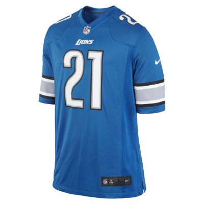 NFL Detroit Lions (Reggie Bush) Mens Football Home Game Jersey   Battle Blue