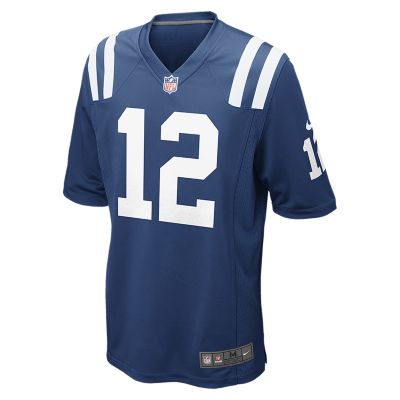 NFL Indianapolis Colts (Andrew Luck) Mens Football Home Game Jersey   Gym Blue