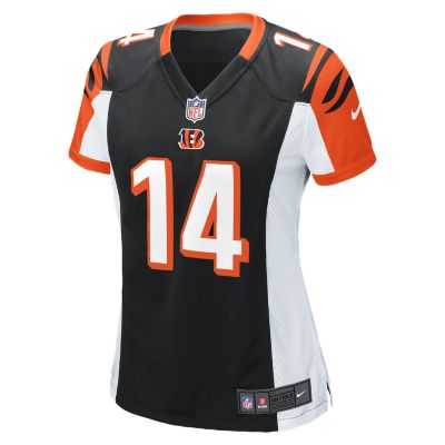 NFL Cincinnati Bengals (Andy Dalton) Womens Football Home Game Jersey   Black