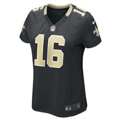 NFL New Orleans Saints (Lance Moore) Womens Football Home Game Jersey   Black