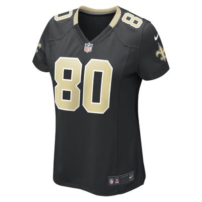 NFL New Orleans Saints (Jimmy Graham) Womens Football Home Game Jersey   Black