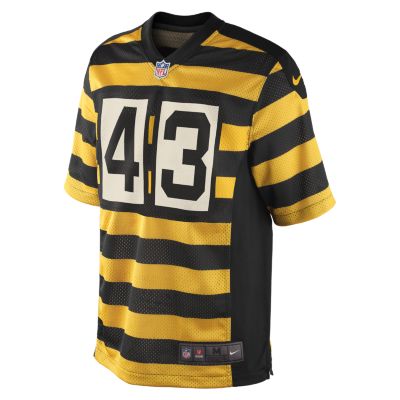 NFL Pittsburgh Steelers (Troy Polamalu) Mens Football Alternate Game Jersey   U