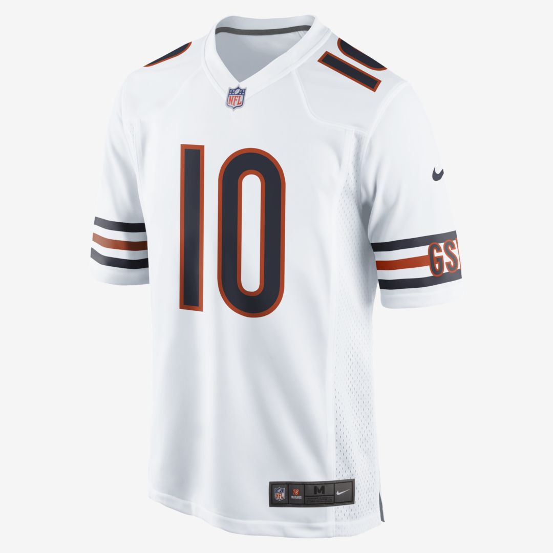 Nike Nfl Chicago Bears (mitch Trubisky) Men's Game Football Jersey In ...