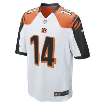 NFL Cincinnati Bengals (Andy Dalton) Mens Football Away Game Jersey   White