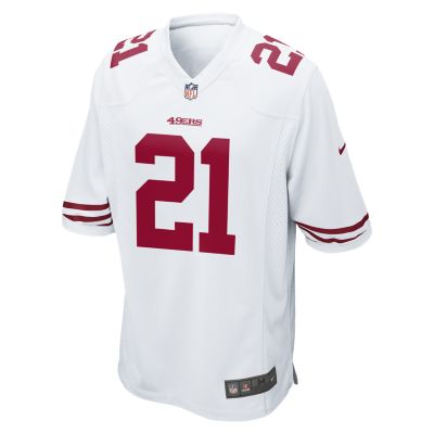 NFL San Francisco 49ers (Frank Gore) Mens Football Away Game Jersey   White