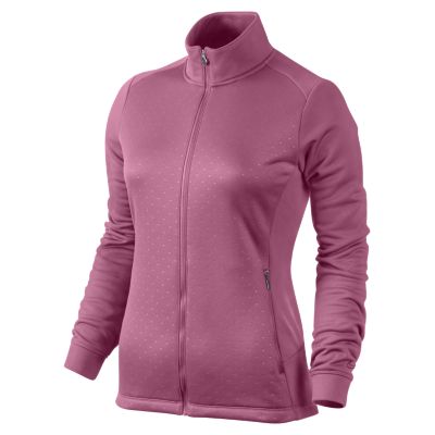 Nike Thermal Womens Golf Jacket   Red Violet