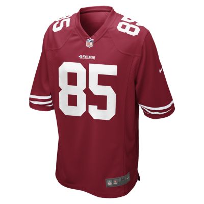 NFL San Francisco 49ers (Vernon Davis) Mens Football Home Game Jersey (3XL 4XL)