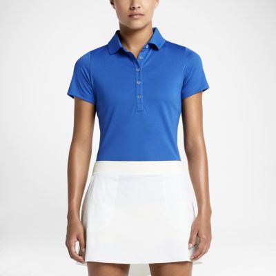 Nike Jersey Womens Golf Polo   Game Royal