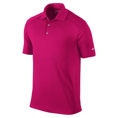 Nike Dri FIT Victory Mens Golf Polo   Fuchsia Force