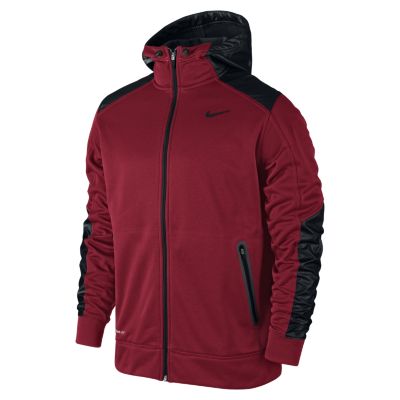 Nike Shield Sphere Nailhead Mens Training Hoodie   Gym Red