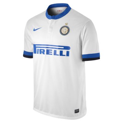 2013/14 Inter Milan Stadium Mens Soccer Jersey   Football White
