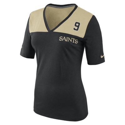 Nike My Player Name and Number (NFL New Orleans Saints / Drew Brees) Womens T S