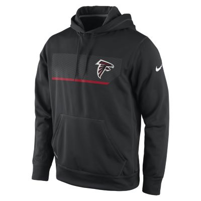 Nike Performance Pullover (NFL Atlanta Falcons) Mens Training Hoodie   Black